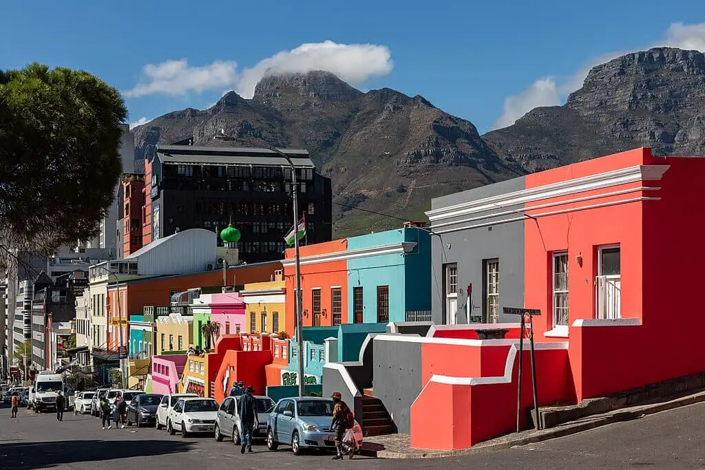 Colorful houses in Wale Street, Cape Town, Western Cape, South Africa (2024)