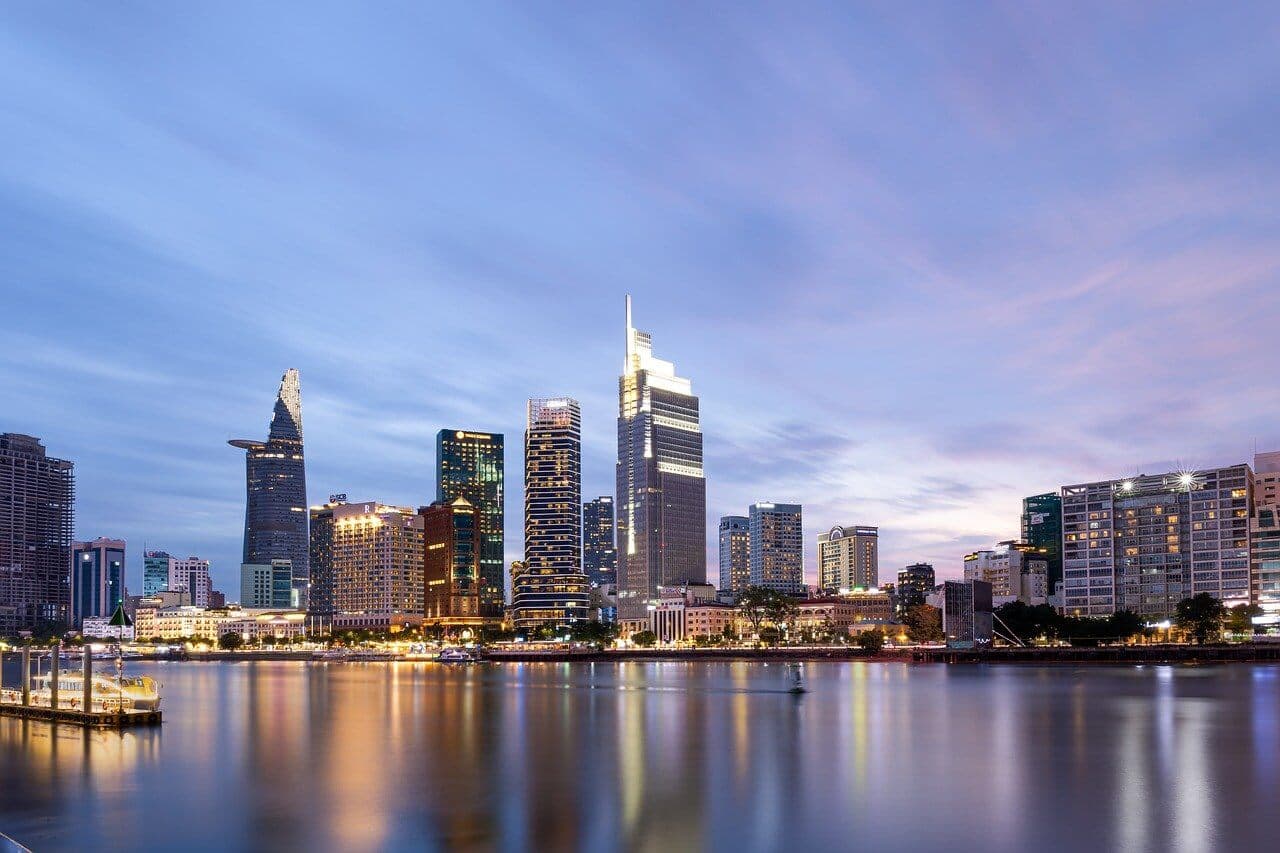 Best Digital Nomad Destinations Skyline of Ho Chi Minh City