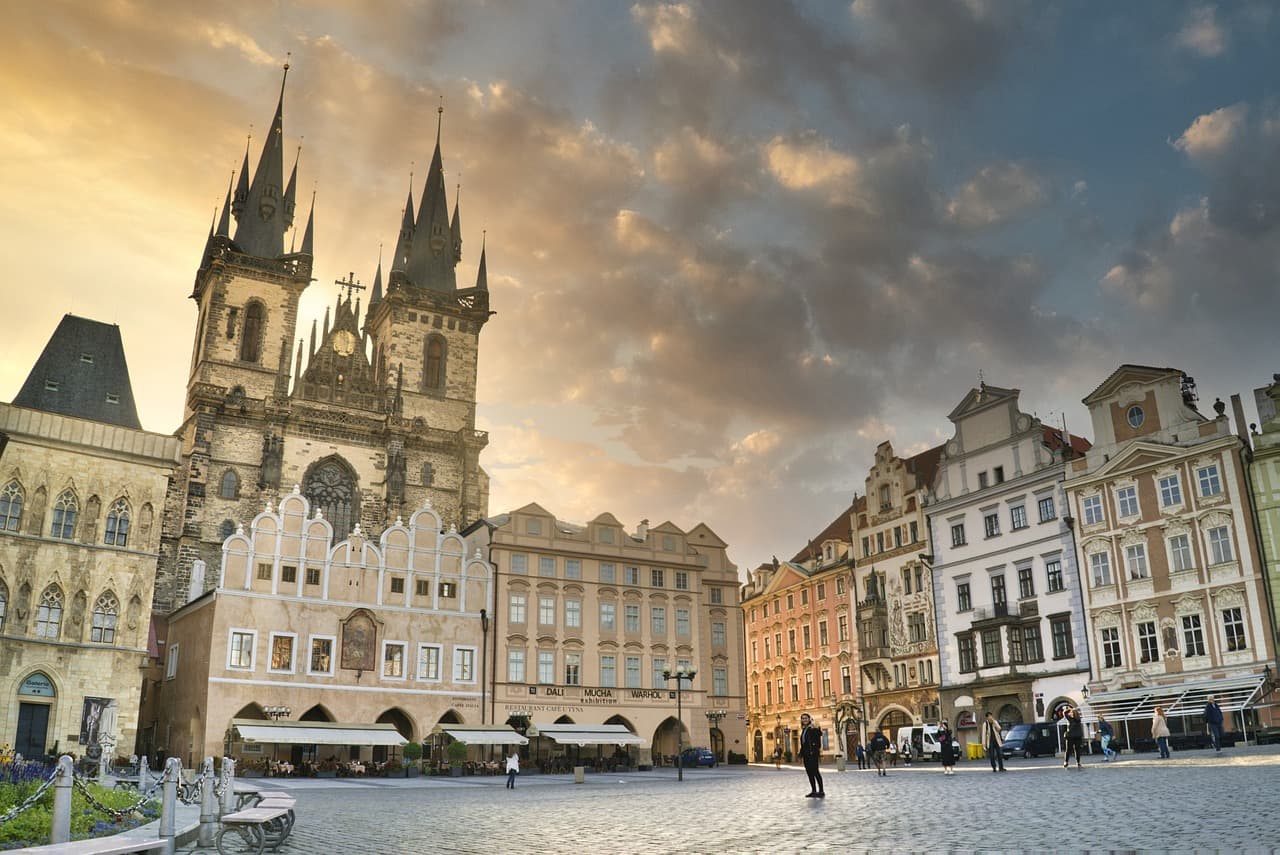 How Do I Move to Prague Charles Bridge at sunset