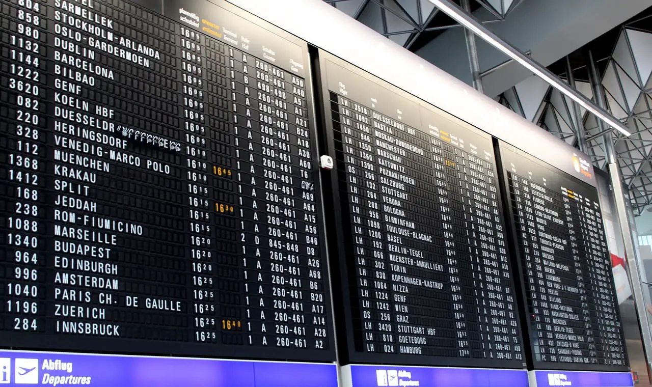 Website for tbilisi airport Flight Information Display at Tbilisi Airpor